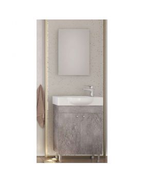 Έπιπλο μπάνιου Drop Litos 55cm Granite
