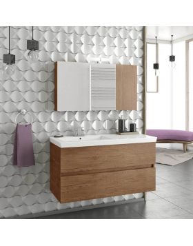 Έπιπλο μπάνιου Drop Luxus 100cm PL Wood