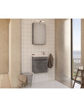 Έπιπλο μπάνιου Drop Luxus 45cm Granite