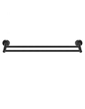 Πετσετοθήκη Sanco Ergon διπλή 60cm M116-25905 Black Mat