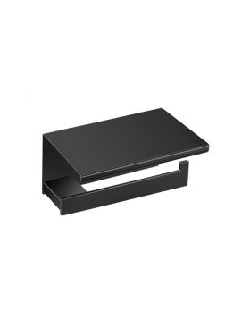 Χαρτοθήκη Sanco Monogram με καπάκι M116-120407 Black Mat