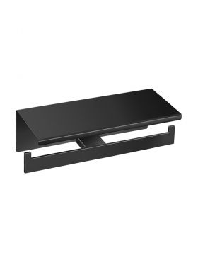 Διπλή Χαρτοθήκη Sanco Monogram με καπάκι Μ116-120427 Black Mat