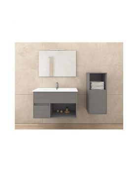 Έπιπλο μπάνιου Drop Sorrento 75 Cement