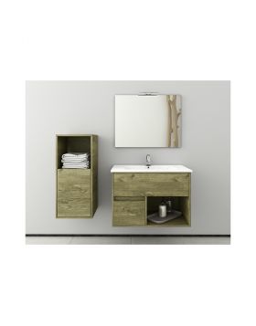 Έπιπλο μπάνιου Drop Sorrento 75 Natural Wood