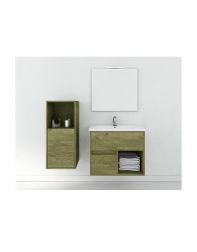 Έπιπλο μπάνιου Drop Sorrento 65 Natural Wood