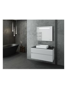 Έπιπλο μπάνιου Drop Luxus 100cm White Top-2