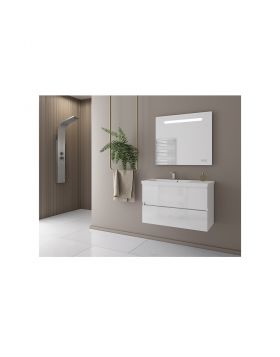 Έπιπλο μπάνιου Drop Luxus 85cm White-2