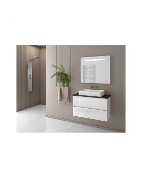 Έπιπλο μπάνιου Drop Luxus 80cm White Top 2