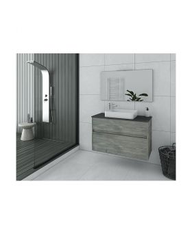 Έπιπλο μπάνιου Drop Instinct 100 Smoked Oak  Top-1