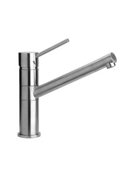 Μπαταρία νεροχύτη πάγκου ανοξείδωτη Paini Linea Inox 21704 Χρωμέ