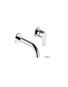 Εντοιχιζόμενη μπαταρία νιπτήρος Teorema Velvet 831811 Χρωμέ
